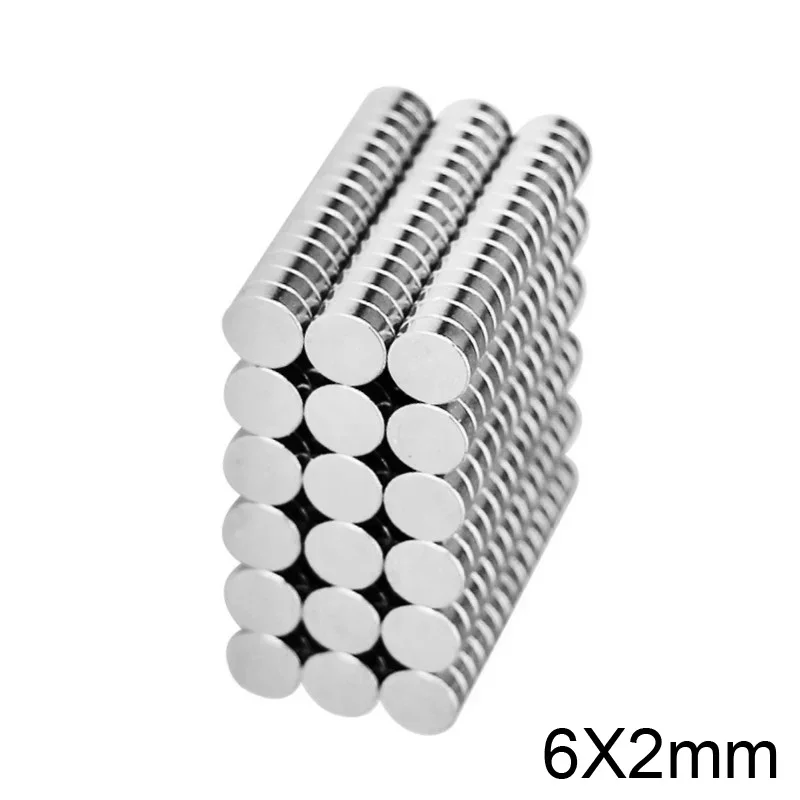 6x2mm Powerful Magnets Strong Disc Magnets for Fridge, DIY, Building, Scientific, Craft, Education 6*2 6x2
6x2mm Powerful Magnets Strong Disc Magnets for Fridge, DIY, Building, Scientific, Craft, Education 6*2 6x2