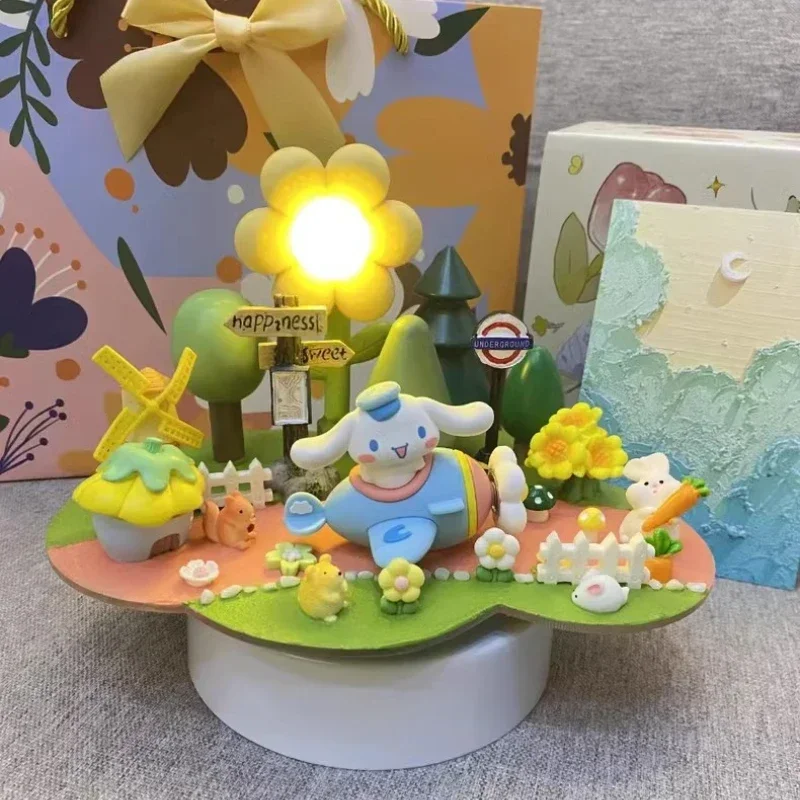 Sanrio Cinnamoroll Kuromi Action Figure Music Box Carousel Desktop Model Ornaments Children Birthday Gifts Sleep peacefully Toy
Sanrio Cinnamoroll Kuromi Action Figure Music Box Carousel Desktop Model Ornaments Children Birthday Gifts Sleep peacefully Toy