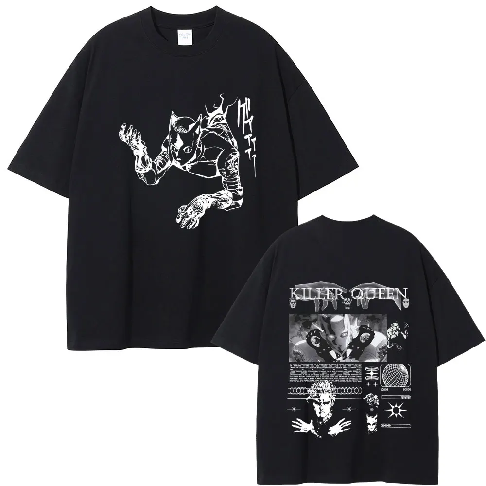 Anime JoJo's Bizarre Adventure T-shirt Killer Queen T Shirts Men Women Casual Oversized Vintage Streetwear Male Soft Cotton Tees
Anime JoJo's Bizarre Adventure T-shirt Killer Queen T Shirts Men Women Casual Oversized Vintage Streetwear Male Soft Cotton Tees