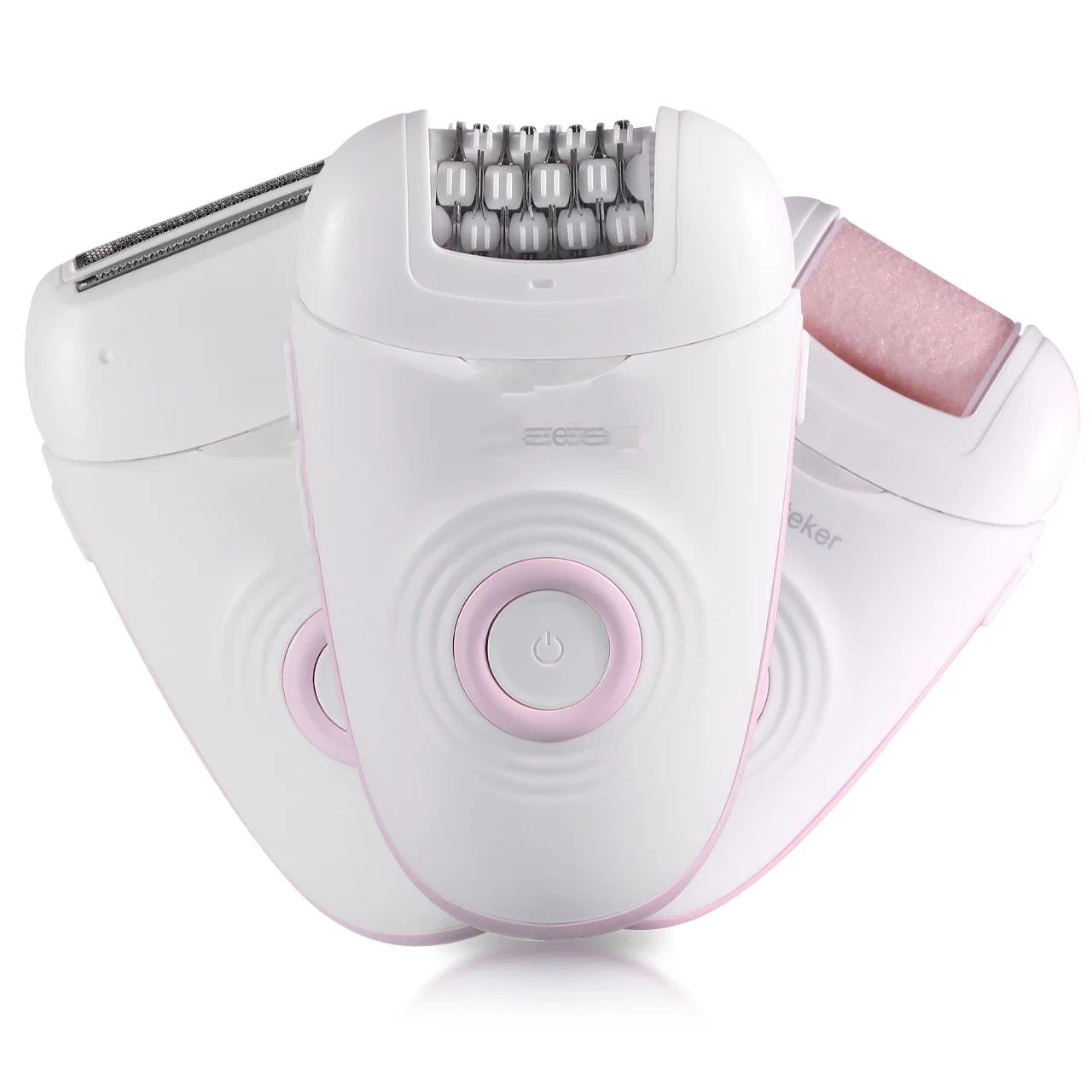 Shaver with 3 Interchangeable Blades Electric Epilator Callus Remover Electric Razor for Legs Arms Armpit and Bikini
Shaver with 3 Interchangeable Blades Electric Epilator Callus Remover Electric Razor for Legs Arms Armpit and Bikini