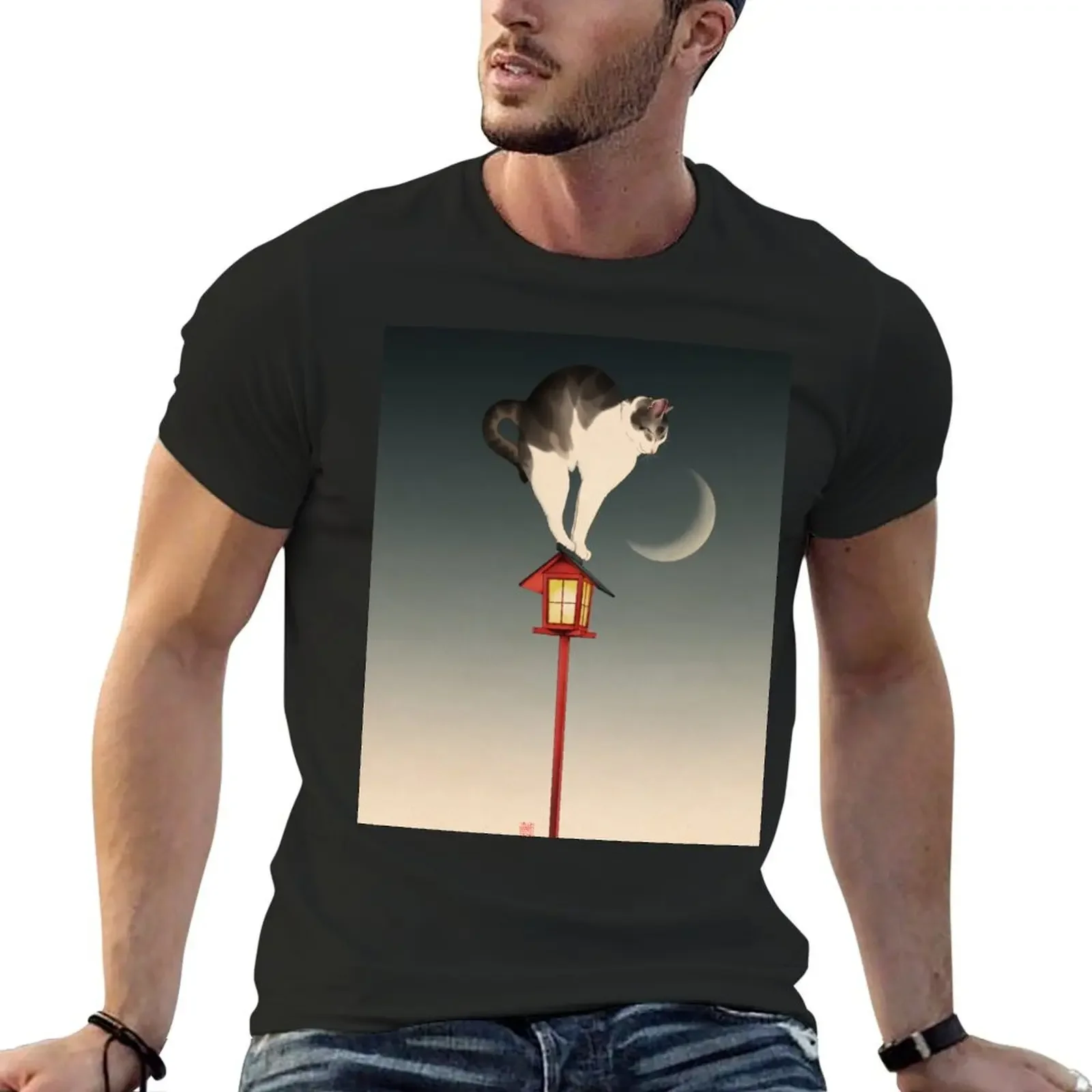 Cat Stretching on Street Lamp T-Shirt shirts graphic tees graphic t shirt vintage for a boy plus size men clothing
Cat Stretching on Street Lamp T-Shirt shirts graphic tees graphic t shirt vintage for a boy plus size men clothing