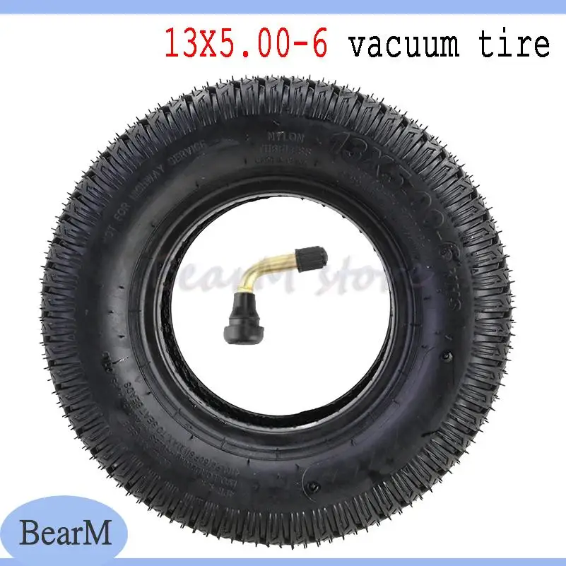 Подходит для пляжных велосипедов, картингов, газонокосилок, вакуумных шин 13Х5.00-6. 
Подходит для пляжных велосипедов, картингов, газонокосилок, вакуумных шин 13Х5.00-6.