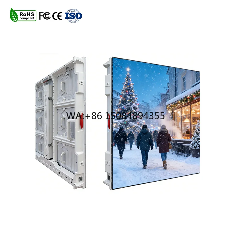 IP65 Waterproof P3.33/P4.44/P5.71/P6.66 Outdoor LED Digital Poster Sign Display 5-Year Warranty Built-In CMS for Banks Corporate
IP65 Waterproof P3.33/P4.44/P5.71/P6.66 Outdoor LED Digital Poster Sign Display 5-Year Warranty Built-In CMS for Banks Corporate
