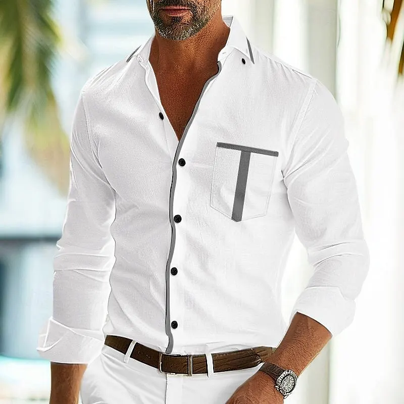 2025 Men's Formal Shirt Button Shirt Long Sleeve Solid Color Lapel Daily Fashion Casual Comfort Front Pocket Shirt XS-6XL
2025 Men's Formal Shirt Button Shirt Long Sleeve Solid Color Lapel Daily Fashion Casual Comfort Front Pocket Shirt XS-6XL