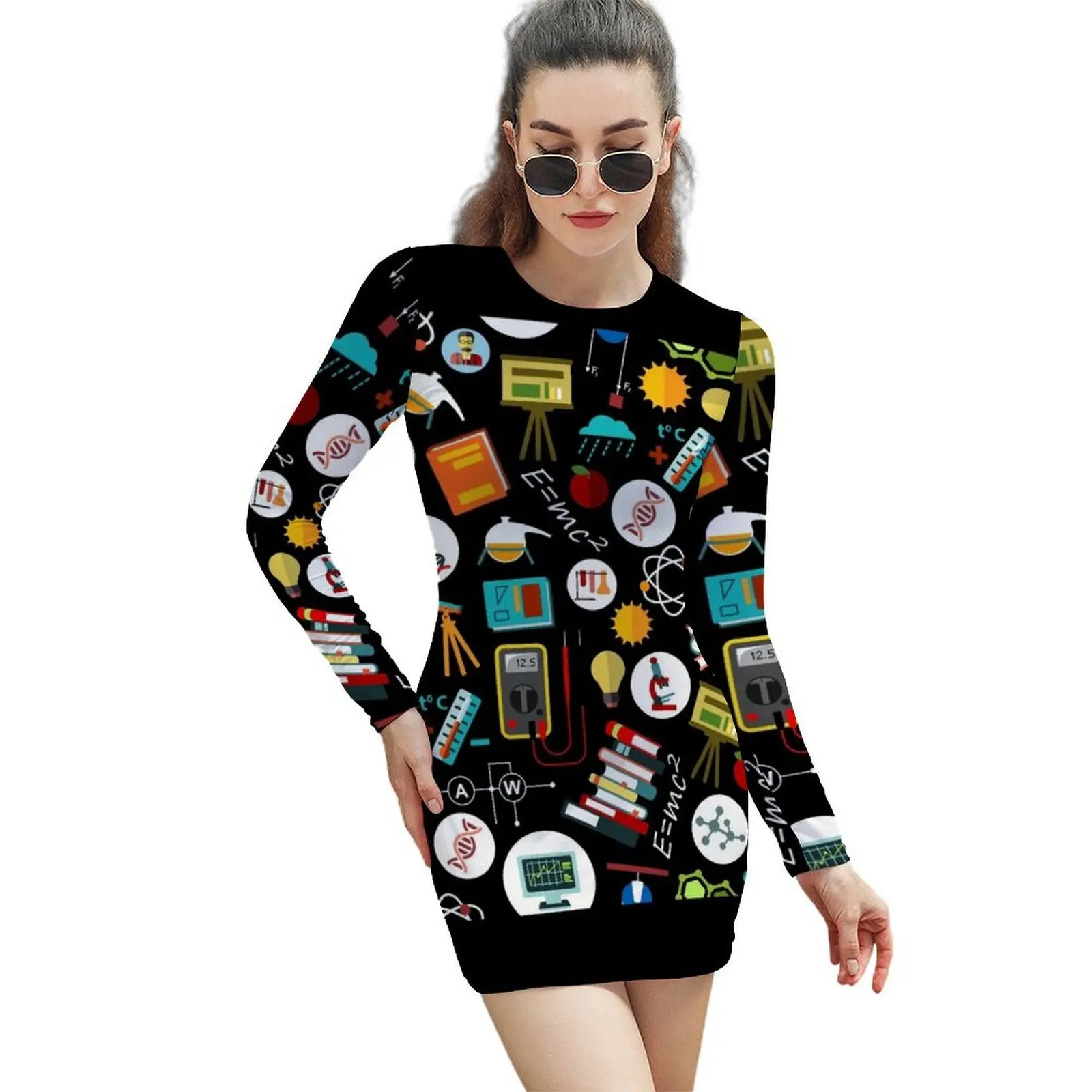 Science Teacher Long-Sleeved Sheath Dress Dresses for wedding party summer dresses Women long dress
Science Teacher Long-Sleeved Sheath Dress Dresses for wedding party summer dresses Women long dress