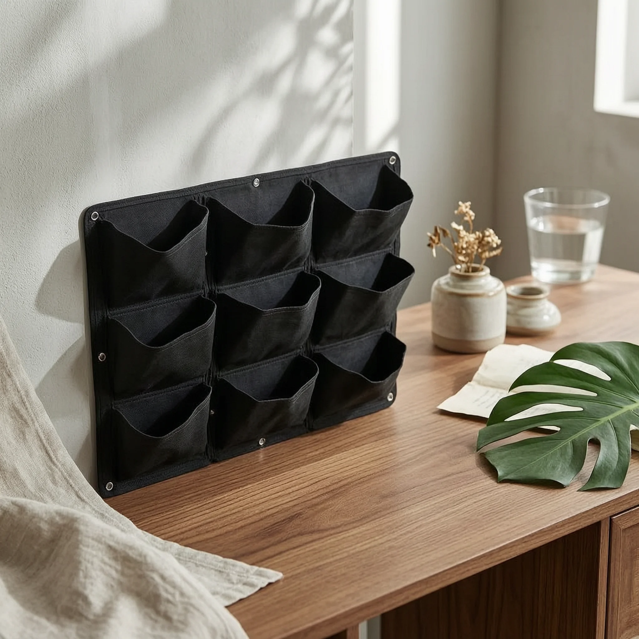 Wall Garden Planter Bag Black Wall Planter Bag Reinforced Edges Easy to Mount
Wall Garden Planter Bag Black Wall Planter Bag Reinforced Edges Easy to Mount