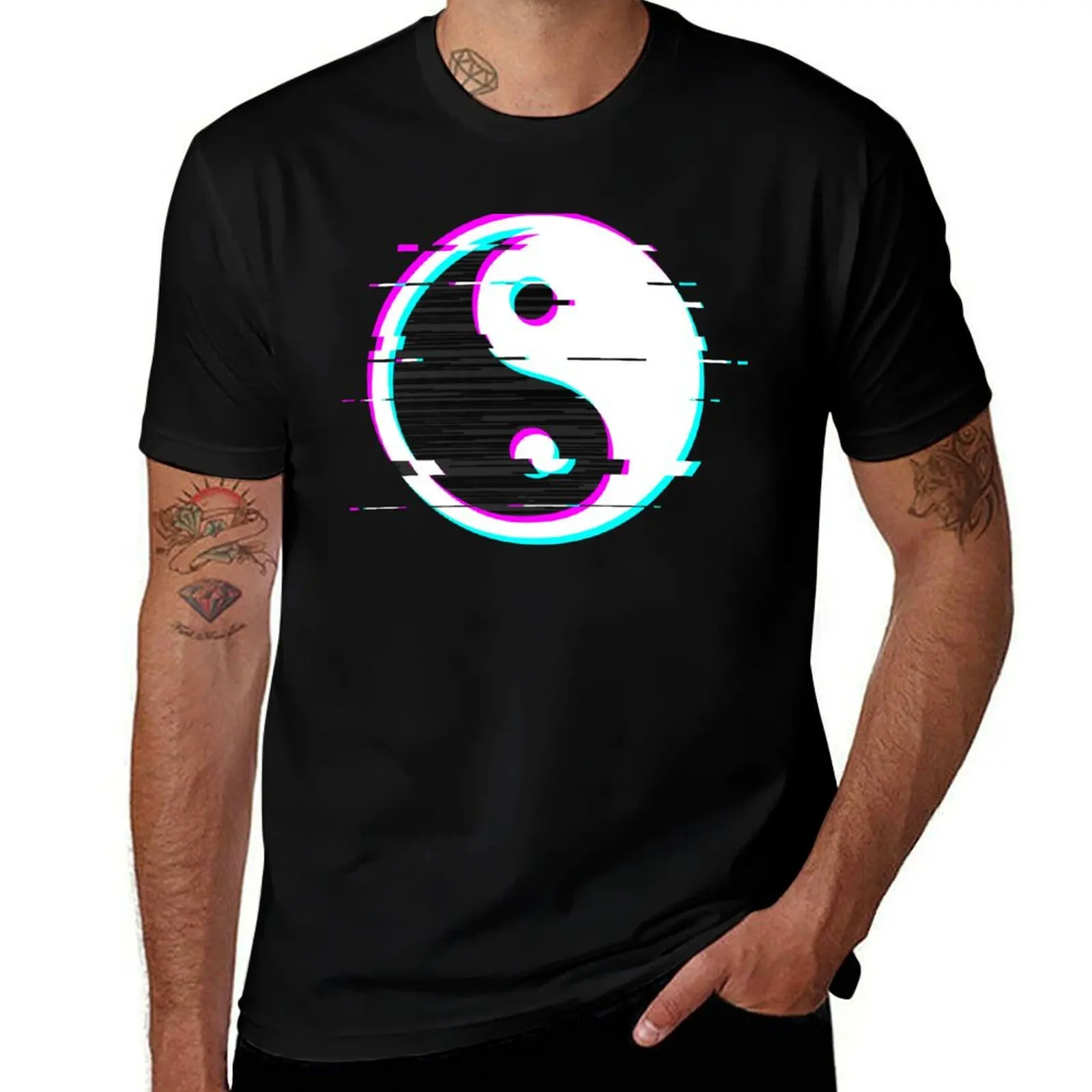 Glitch Yin yang T-Shirt cotton t shirts man 100% anime t shirts oversize T-Shirt
Glitch Yin yang T-Shirt cotton t shirts man 100% anime t shirts oversize T-Shirt