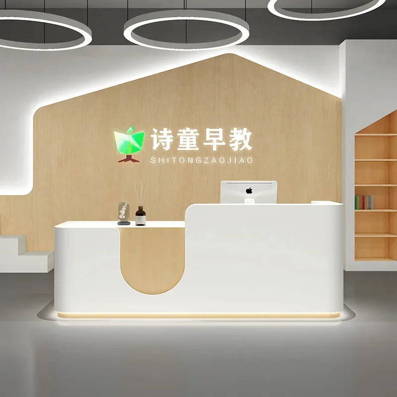 Cashier Supermarket Front Desk Podium Store Grocery Nail Customizable Reception Desk Banco Schreibtisch Reception Furniture
Cashier Supermarket Front Desk Podium Store Grocery Nail Customizable Reception Desk Banco Schreibtisch Reception Furniture