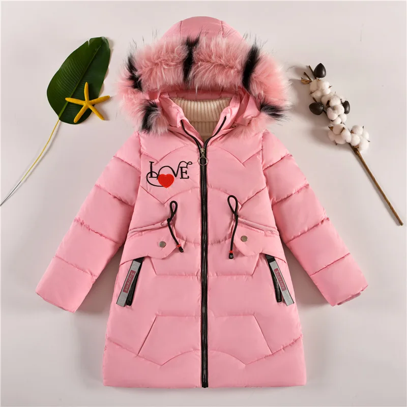Kids Hooded Winter Fur Collar Coat 45 Sa90ed6dca4654d64b9b070f384ada725E