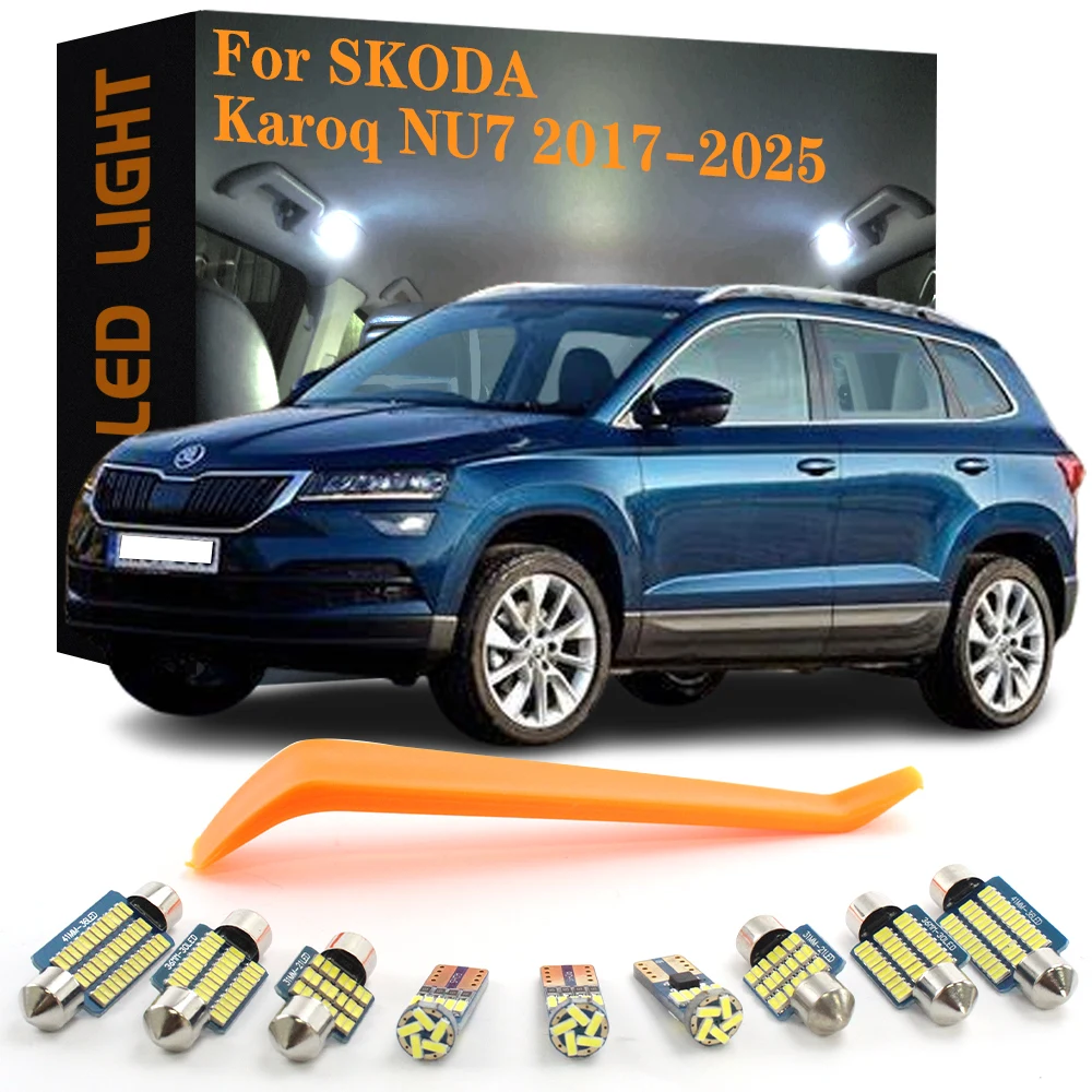10pcs Car Accessories LED Interior Lights Bulbs Canbus No Error For Skoda Karoq NU7 2017 2018 2019 2020 2021 2022 2023 2024 2025
10pcs Car Accessories LED Interior Lights Bulbs Canbus No Error For Skoda Karoq NU7 2017 2018 2019 2020 2021 2022 2023 2024 2025