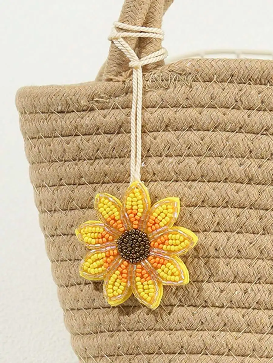 Sunflower Shell Handmade Beaded Charm, Versatile DIY Bag Accessory Bag Charm Accessories Charms For Bag Teacher Gifts Keychain A
Sunflower Shell Handmade Beaded Charm, Versatile DIY Bag Accessory Bag Charm Accessories Charms For Bag Teacher Gifts Keychain A