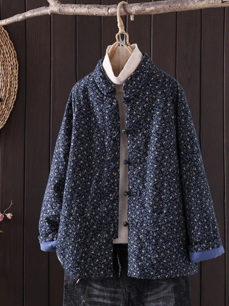 New Chinese Style Cotton Jacket Women's Winter Fashionable Stand Collar Tang Suit Home Cotton Linen Cotton Coat Outerwear
New Chinese Style Cotton Jacket Women's Winter Fashionable Stand Collar Tang Suit Home Cotton Linen Cotton Coat Outerwear