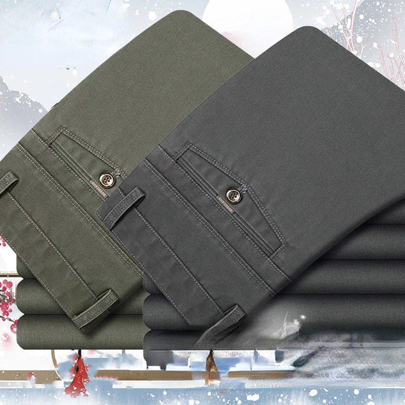 Men's Summer Pants Classic Style Casual Cotton Business Fashion Stretch Solid Color Comfortable Elastic Straigh Trousers Z17
Men's Summer Pants Classic Style Casual Cotton Business Fashion Stretch Solid Color Comfortable Elastic Straigh Trousers Z17
