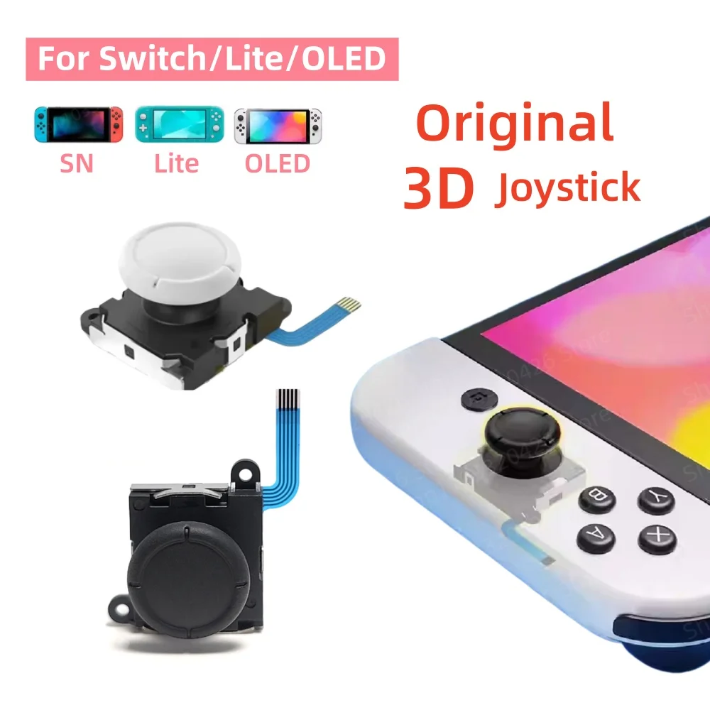 Lot of 2/4/8 Original Joystick Replacement for Nintendo Switch/Lite/OLED Joycon Analog Thumb Stick No Drifting Sensing Stick
Lot of 2/4/8 Original Joystick Replacement for Nintendo Switch/Lite/OLED Joycon Analog Thumb Stick No Drifting Sensing Stick