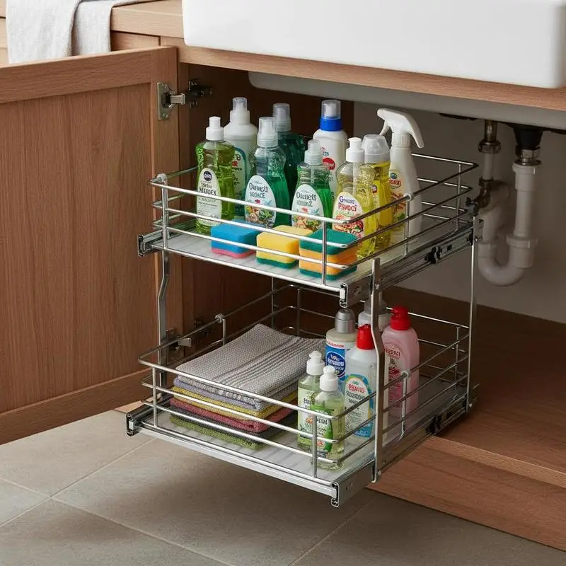 Pull Out Cupboard Shelf 8.5"Wx21"Dx15"H For Kitchen Pantry Bathroom, Heavy Duty Metal Sliding Rack Retractable Storage Tray 10"Wx22"Dx18"H Install Size Requirement
Pull Out Cupboard Shelf 8.5"Wx21"Dx15"H For Kitchen Pantry Bathroom, Heavy Duty Metal Sliding Rack Retractable Storage Tray 10"Wx22"Dx18"H Install Size Requirement