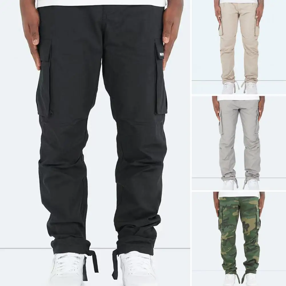 Elastic Waist Pants Versatile Men's Cargo Pants with Multiple Pockets Elastic Waist Drawstring for Comfortable Daily Wear Solid
Elastic Waist Pants Versatile Men's Cargo Pants with Multiple Pockets Elastic Waist Drawstring for Comfortable Daily Wear Solid