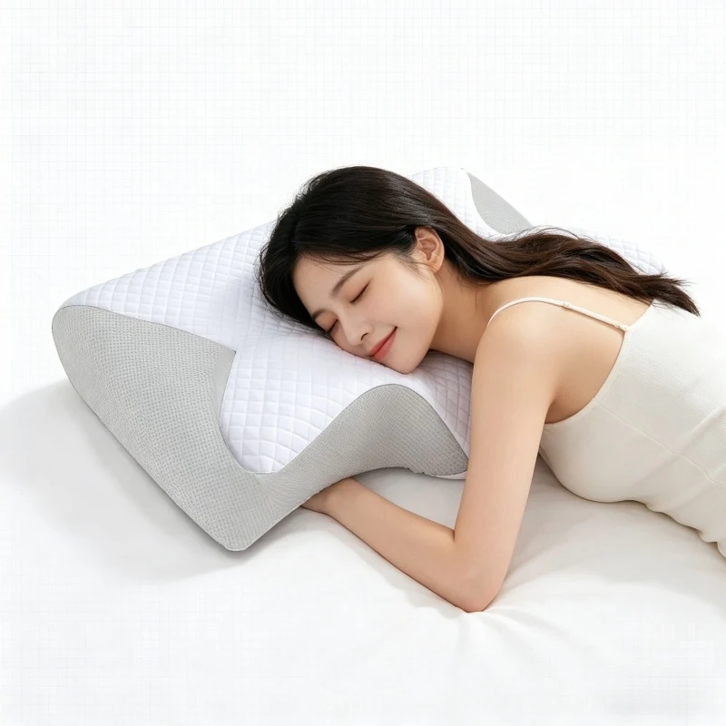 1pc Ergonomic Orthopedic Memory Foam Cervical Pillow 2 in 1 Contour Pillow for Neck Pain Relief Contoured Support Sleep Pillow
1pc Ergonomic Orthopedic Memory Foam Cervical Pillow 2 in 1 Contour Pillow for Neck Pain Relief Contoured Support Sleep Pillow