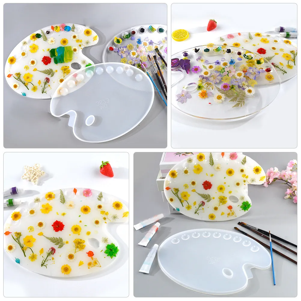 1Pcs Flexible Silicone Drawing Board Mold for Resin Art Projects Easy Clean Non Stick Demoulding Color Mixing Palette Making
1Pcs Flexible Silicone Drawing Board Mold for Resin Art Projects Easy Clean Non Stick Demoulding Color Mixing Palette Making