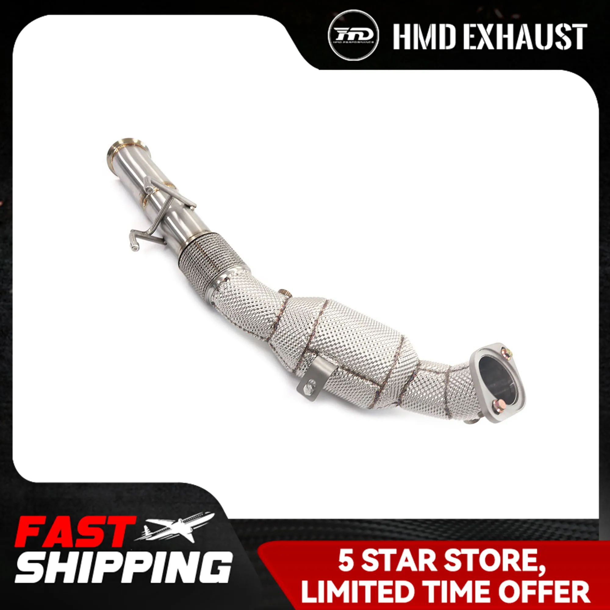 HMD Exhaust System Stainless Steel High Flow Performance Downpipe For Ford Focus RS 2.3T Racing Pipe
HMD Exhaust System Stainless Steel High Flow Performance Downpipe For Ford Focus RS 2.3T Racing Pipe