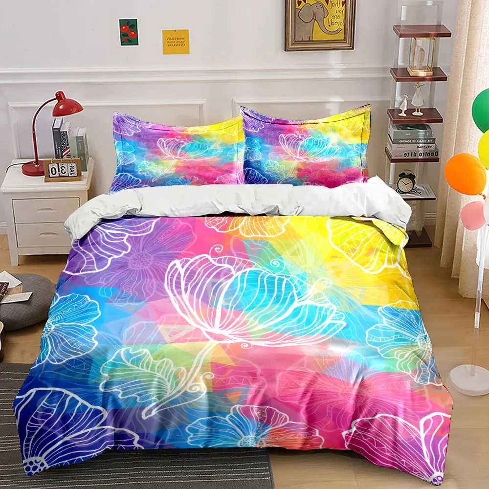 Colorful Floral Three-Piece Decorative Set kid's and adults' bedroom decor, Exquisite three-piece bedding set gift
Colorful Floral Three-Piece Decorative Set kid's and adults' bedroom decor, Exquisite three-piece bedding set gift
