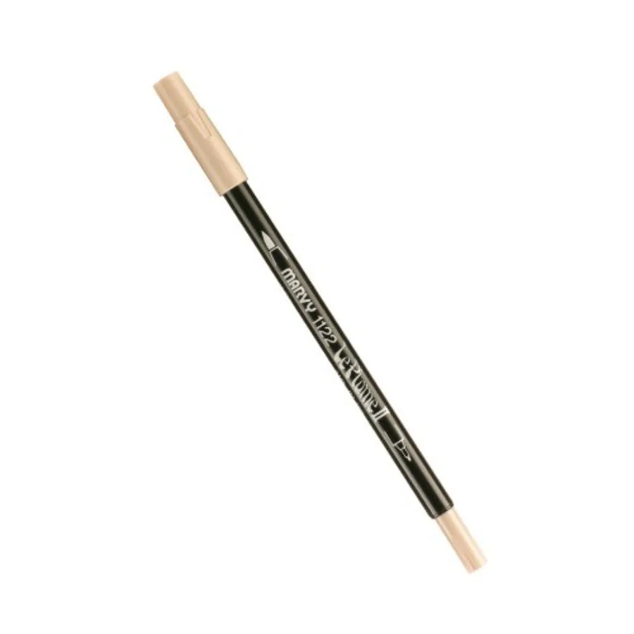 Marvy Extra Fine Tip Le Plume II Double Ender Marker Pen, Tan
Marvy Extra Fine Tip Le Plume II Double Ender Marker Pen, Tan