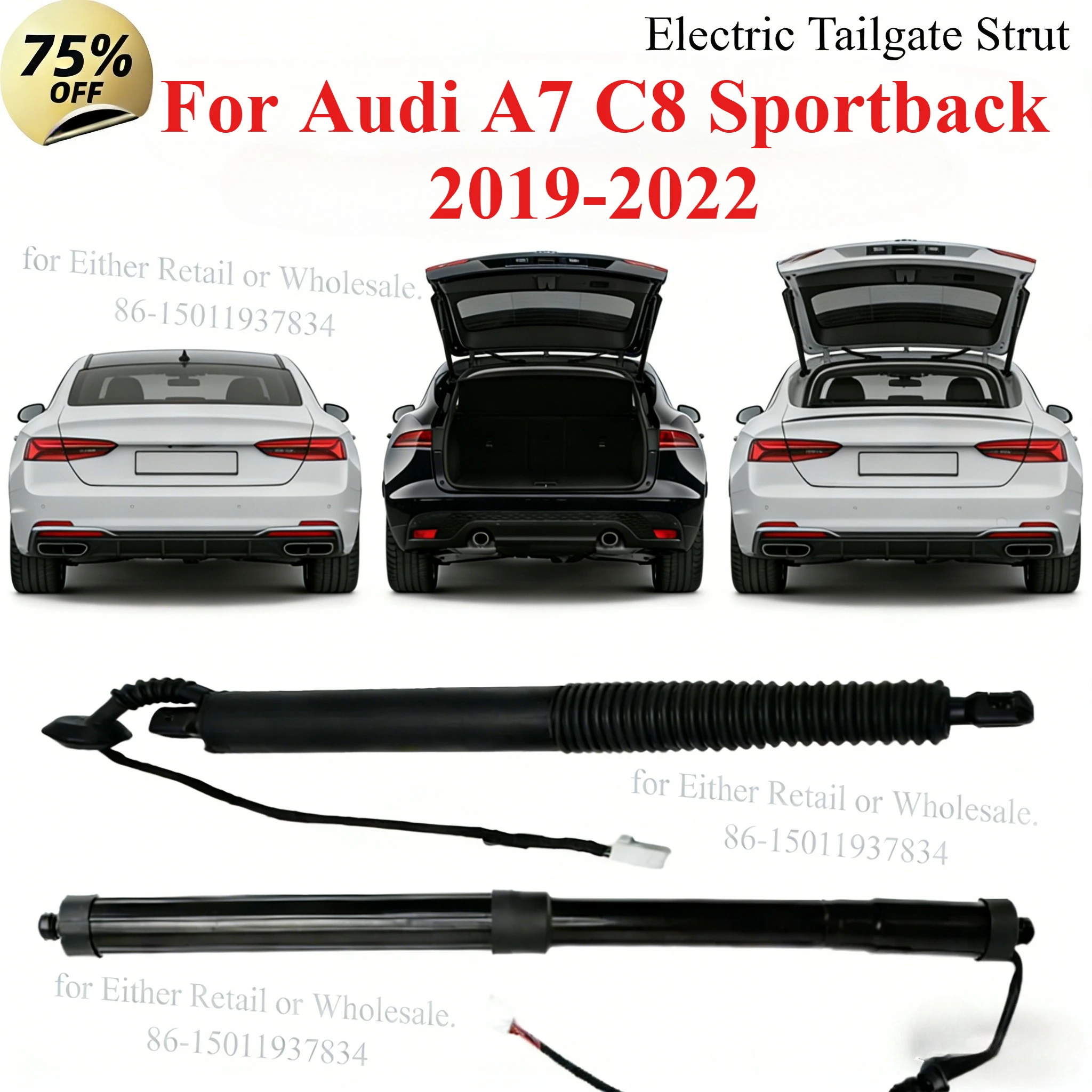 Rear Trunk Liftgate Power Hatch Lift Support Opener for Audi A7 C8 Sportback 2019-2022 Electric Tailgate Gas Struts 4K8827851
Rear Trunk Liftgate Power Hatch Lift Support Opener for Audi A7 C8 Sportback 2019-2022 Electric Tailgate Gas Struts 4K8827851