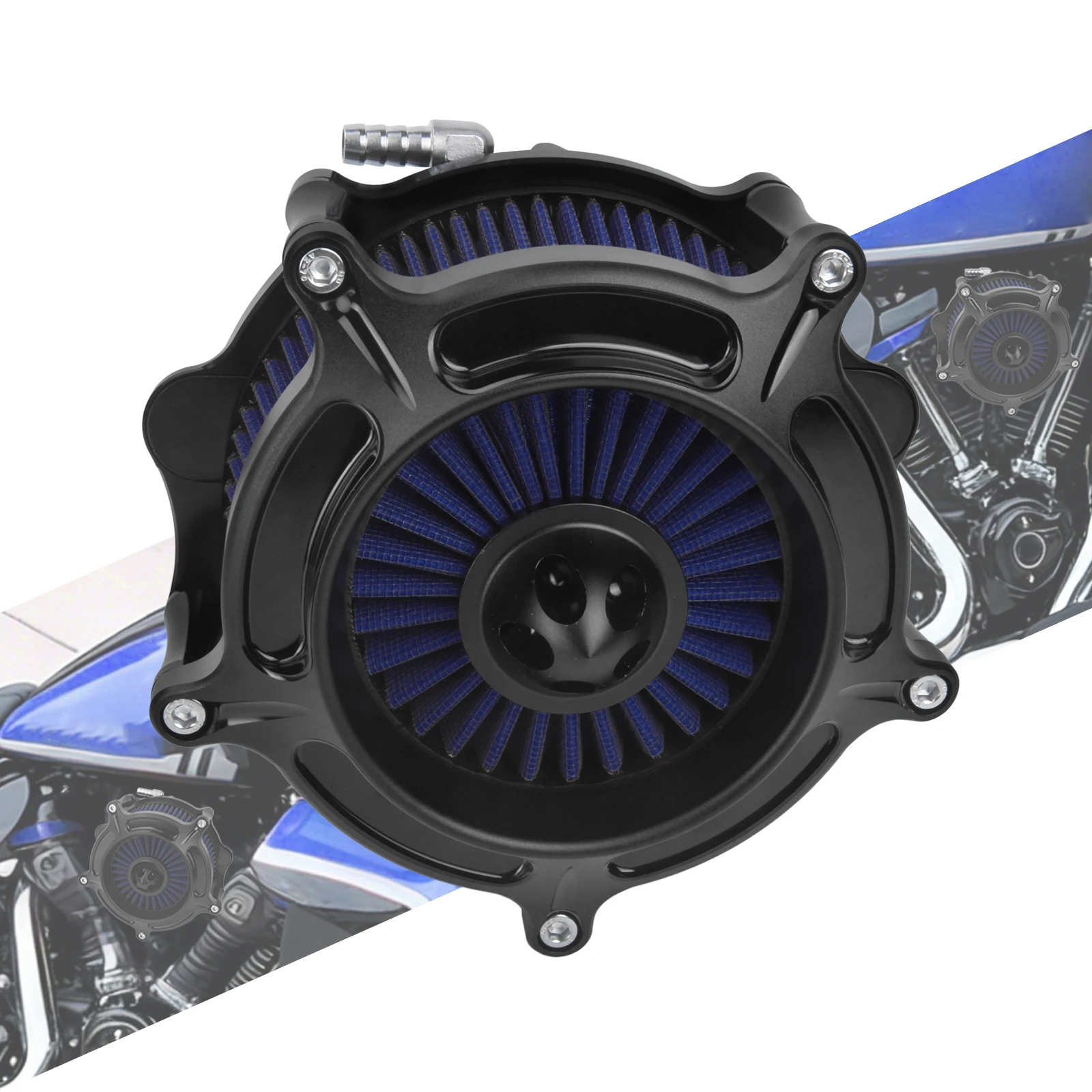 Motorcycle Blue Performance Air Intake Filter Fit For Harley Touring CVO Road Glide ST 2024-2025 Softail Breakout Fat Boy 2025
Motorcycle Blue Performance Air Intake Filter Fit For Harley Touring CVO Road Glide ST 2024-2025 Softail Breakout Fat Boy 2025