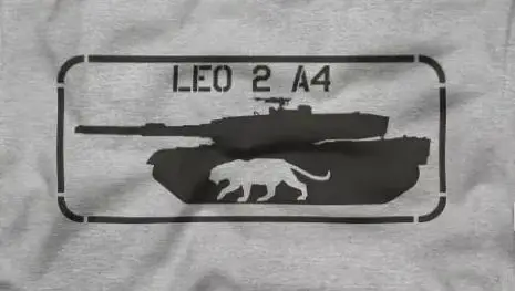 Leo 2 A4 Kampfpanzer Panzer Bundeswehr Abwehr KFOR ISAF T-Shirt. Summer Cotton Short Sleeve O-Neck Mens T Shirt New S-3XL
Leo 2 A4 Kampfpanzer Panzer Bundeswehr Abwehr KFOR ISAF T-Shirt. Summer Cotton Short Sleeve O-Neck Mens T Shirt New S-3XL