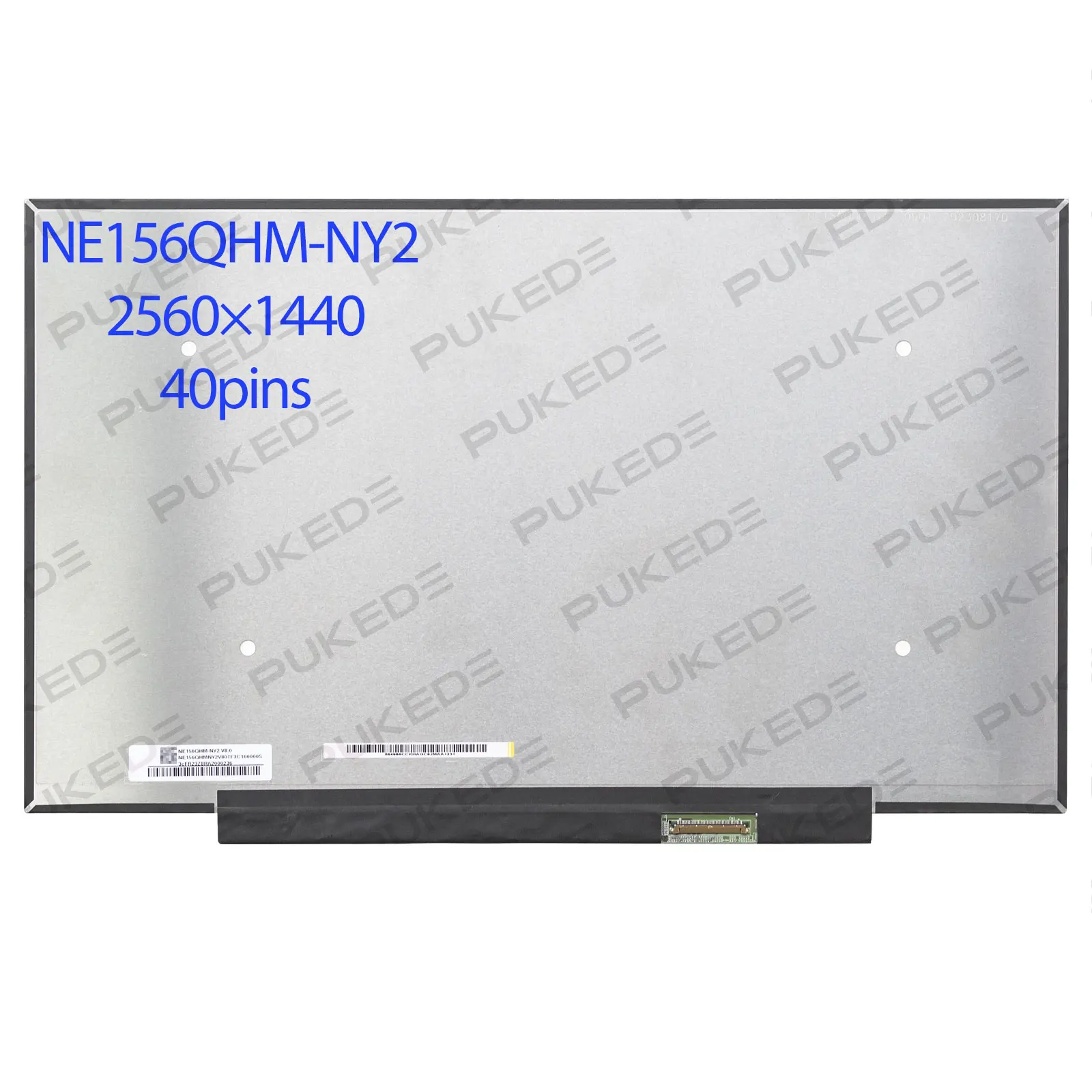 15,6-дюймовый ЖК-экран для ноутбука 2K 165 Гц NE156QHM-NY2 WQHD 2560x1440, 40-контактная матричная панель дисплея
15,6-дюймовый ЖК-экран для ноутбука 2K 165 Гц NE156QHM-NY2 WQHD 2560x1440, 40-контактная матричная панель дисплея