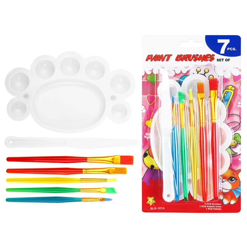 5/6/7PCS/Set Per Blister Card Pack colored Artist Brushes for Oils Painting Watercolor Acrylic Gouache Drawing Art Supplies
5/6/7PCS/Set Per Blister Card Pack colored Artist Brushes for Oils Painting Watercolor Acrylic Gouache Drawing Art Supplies