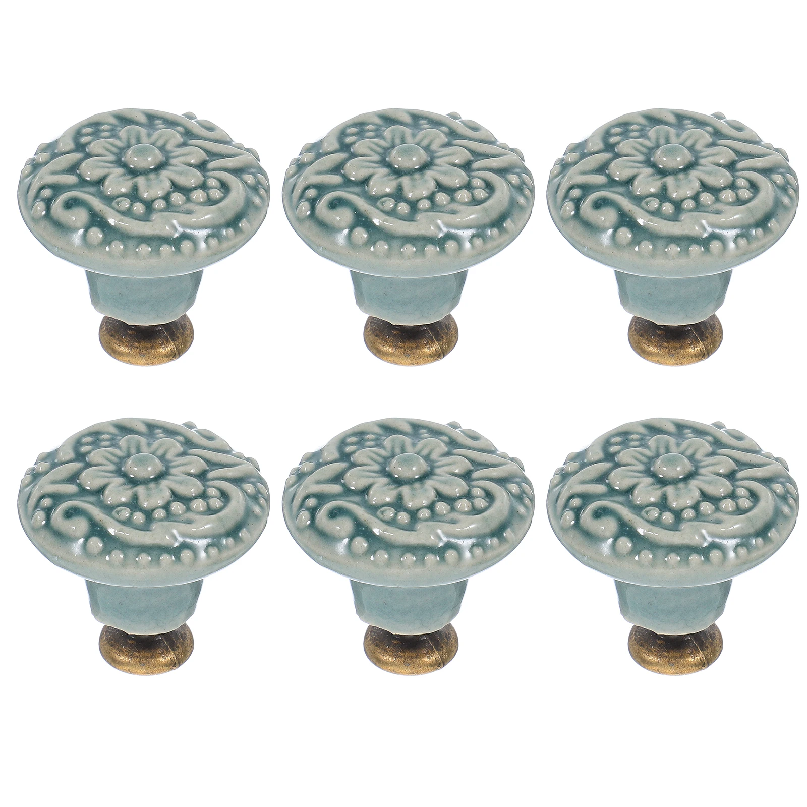 6 Pcs Cabinet Handle Dresser Ceramic Drawer Pulls Single Hole Knobs Vintage Cute Ceramics Decorative
6 Pcs Cabinet Handle Dresser Ceramic Drawer Pulls Single Hole Knobs Vintage Cute Ceramics Decorative