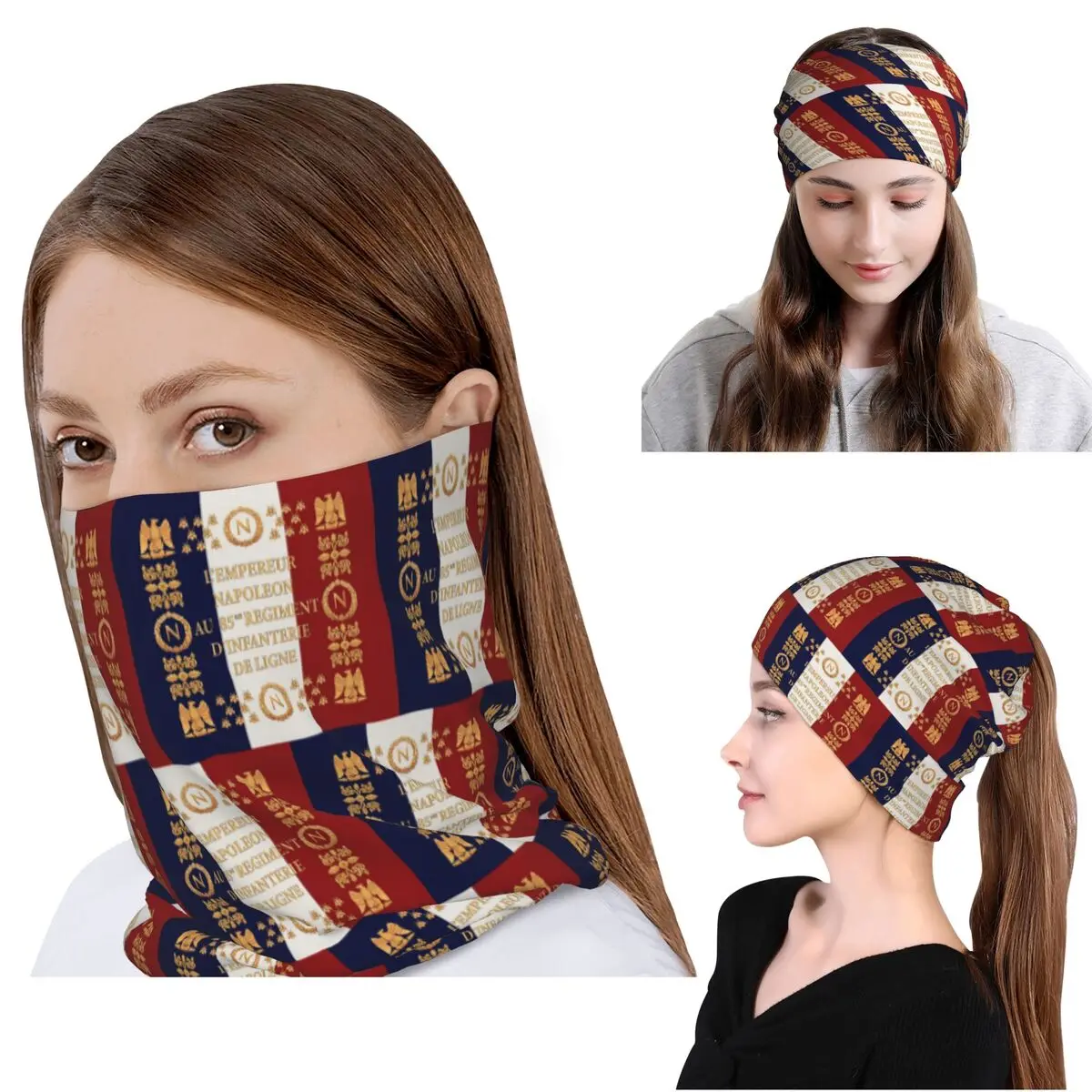 Napoleonic French 85th Regimental Flag Bandana Neck Cover Mask Scarf Multi-use Cycling Scarf Beanies Hat for Men Women Washable
Napoleonic French 85th Regimental Flag Bandana Neck Cover Mask Scarf Multi-use Cycling Scarf Beanies Hat for Men Women Washable