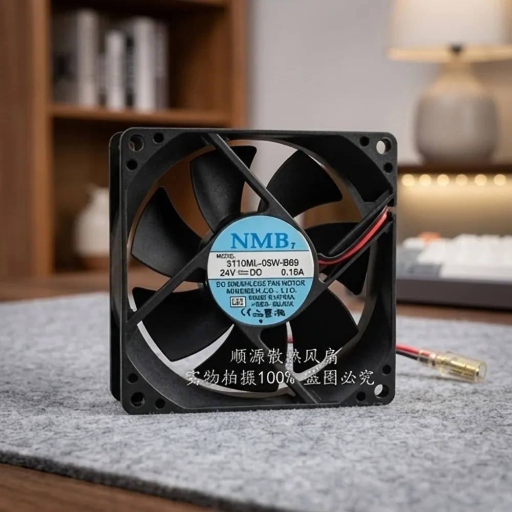 For NMB 3110ML-05W-B69 DC24V 0.18A 80*80*25MM 2-wire Inverter Cooling Fan
For NMB 3110ML-05W-B69 DC24V 0.18A 80*80*25MM 2-wire Inverter Cooling Fan