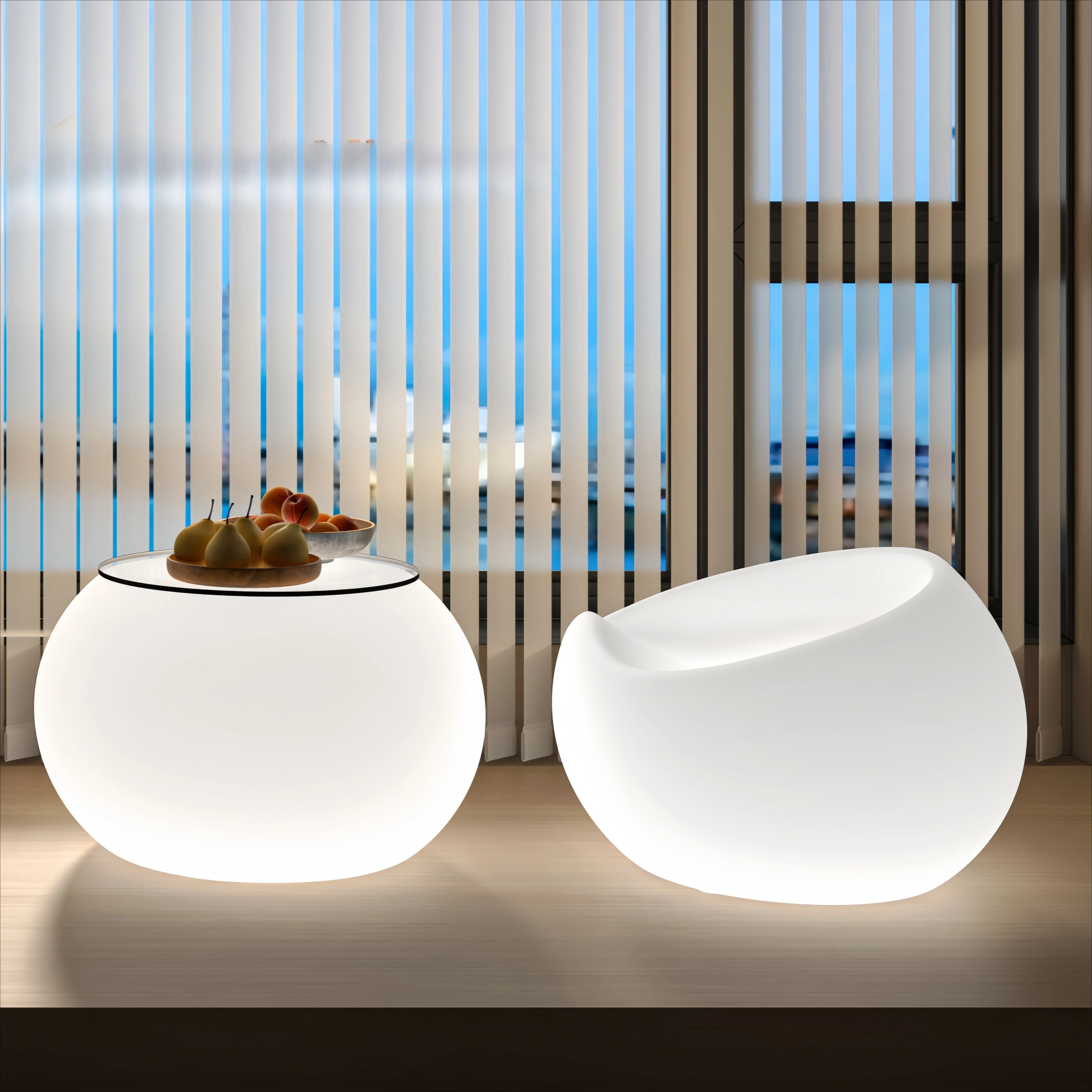 Fashional Glowing Side Chair Sofa with Nice Texture Portable Outdoor Furniture for Dining Bar & Party Club-Themed Living Room
Fashional Glowing Side Chair Sofa with Nice Texture Portable Outdoor Furniture for Dining Bar & Party Club-Themed Living Room