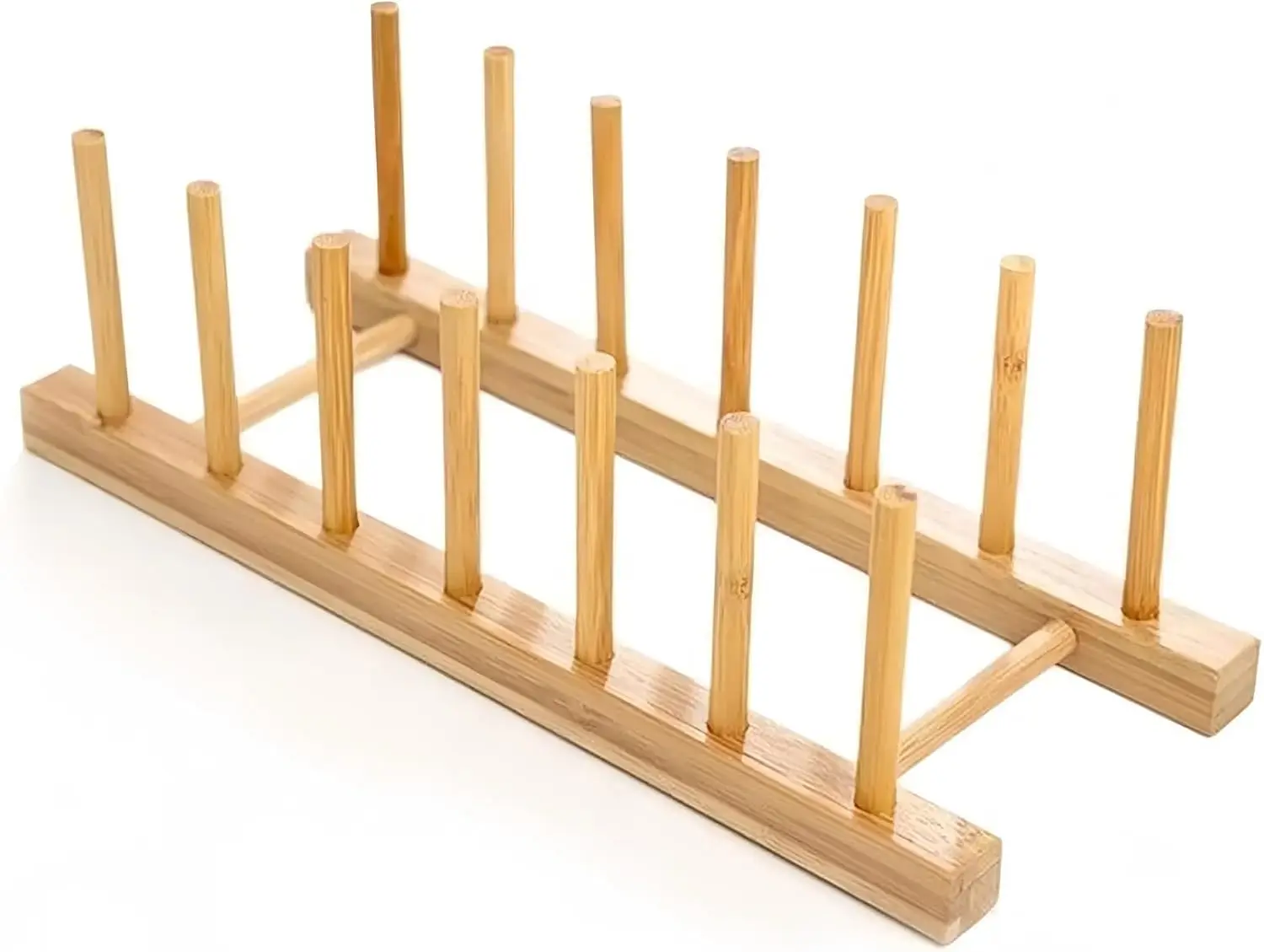 Bamboo Dish Drying Rack, Plate Rack Holder, Kitchen Organizer for Dish/Cup/Plate/Book/CD...
Bamboo Dish Drying Rack, Plate Rack Holder, Kitchen Organizer for Dish/Cup/Plate/Book/CD...