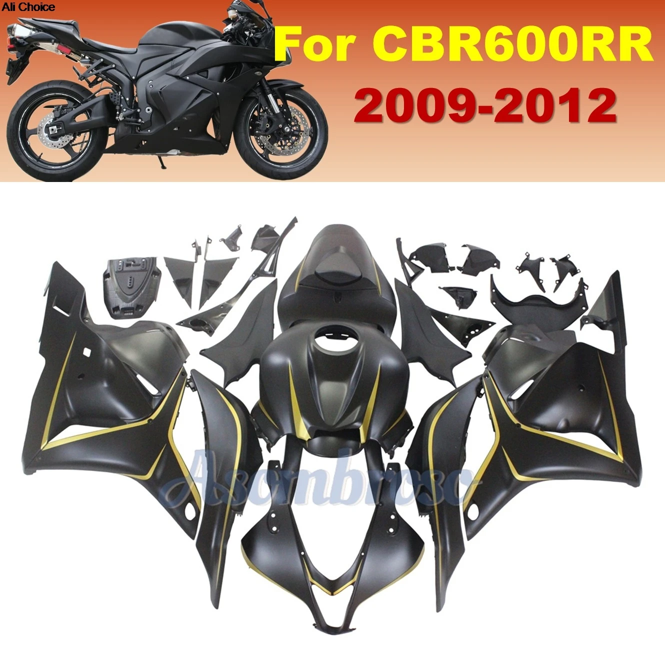 ABS Injection Fairing Set For Honda CBR 600 RR 2009-2012 CBR600RR F5 | Custom Motorcycle Panels
ABS Injection Fairing Set For Honda CBR 600 RR 2009-2012 CBR600RR F5 | Custom Motorcycle Panels