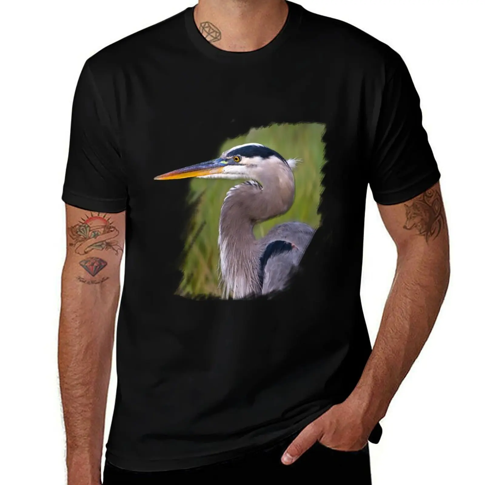 Kingly Blue Heron T-Shirt funny t shirts dark humor cotton t shirt man
Kingly Blue Heron T-Shirt funny t shirts dark humor cotton t shirt man