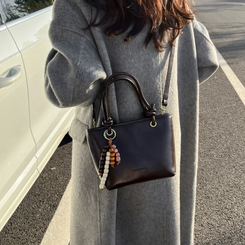 Women's Everyday Style Mini Oil Wax Leather Handbag, Multi-Color for Work, Travel, Daily Commute, Shopping & Casual Street Style
Women's Everyday Style Mini Oil Wax Leather Handbag, Multi-Color for Work, Travel, Daily Commute, Shopping & Casual Street Style