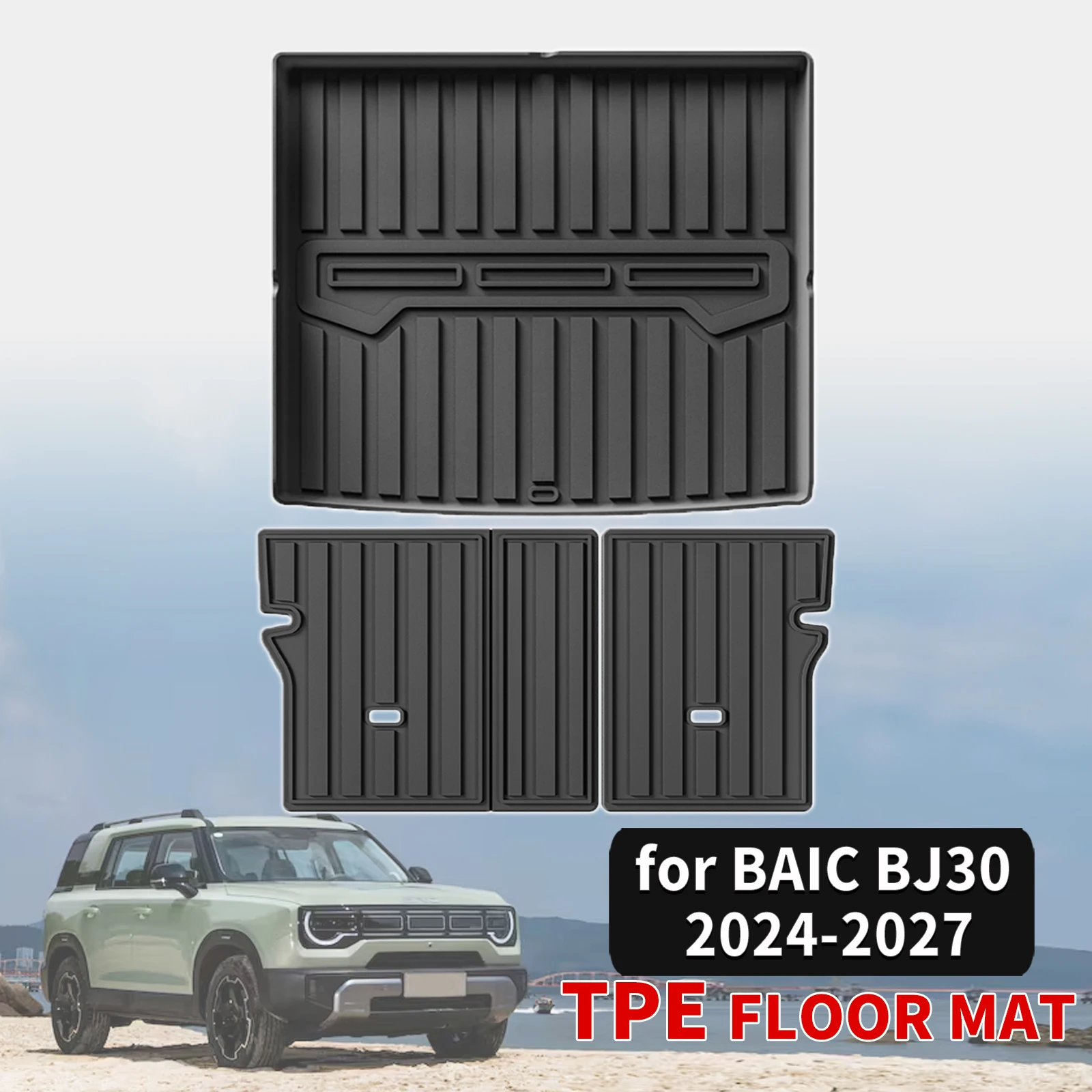 for BAIC BJ30 2024 2025 2026 2027 LHD Odorless Non-Toxic Custom Fit Luxury Eco TPE Car Trunk Mats (Not For RHD)
for BAIC BJ30 2024 2025 2026 2027 LHD Odorless Non-Toxic Custom Fit Luxury Eco TPE Car Trunk Mats (Not For RHD)