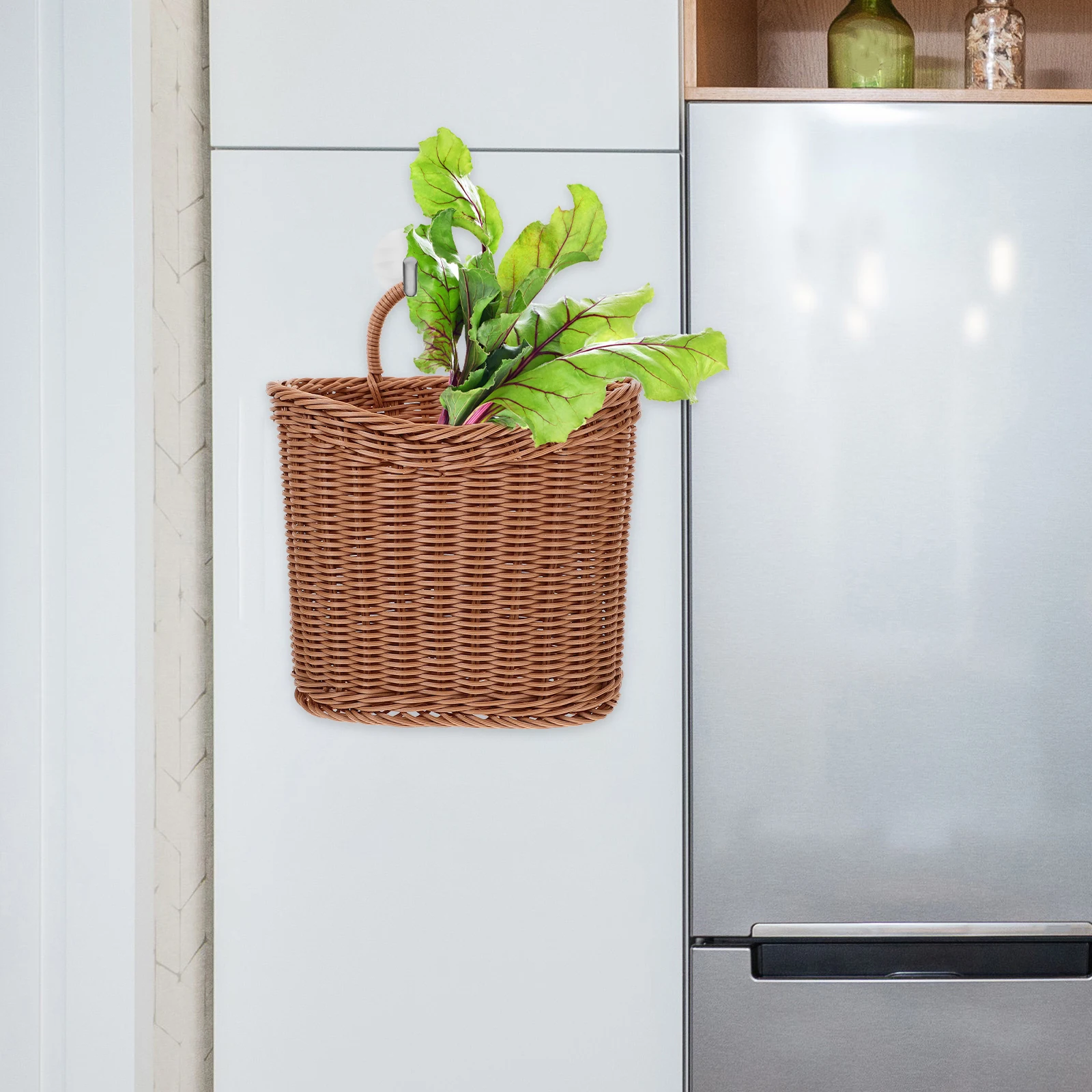 Kitchen Ginger Garlic Storage Basket 21x12x21cm Wall-mounted Woven Fruit Baskets Handheld Hanging Vegetable Organizer Rustic
Kitchen Ginger Garlic Storage Basket 21x12x21cm Wall-mounted Woven Fruit Baskets Handheld Hanging Vegetable Organizer Rustic