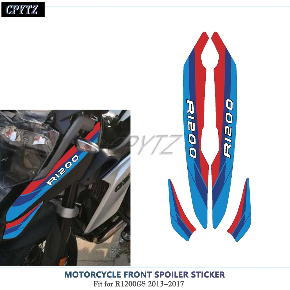 Motorcycle Front spoiler sticker Front Nose Beak Spoiler Protection Sticker body Protection Decal Kit fit For R1200GS 2013-2017
Motorcycle Front spoiler sticker Front Nose Beak Spoiler Protection Sticker body Protection Decal Kit fit For R1200GS 2013-2017