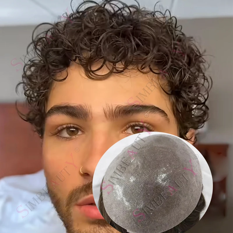 Мужской парик 24 мм с кудрявыми волосами, незаметный, с тонкой основой 0,06 мм, V-образным креплением, из натуральных человеческих волос, с естественной линией роста волос, система капиллярной протезации
Мужской парик 24 мм с кудрявыми волосами, незаметный, с тонкой основой 0,06 мм, V-образным креплением, из натуральных человеческих волос, с естественной линией роста волос, система капиллярной протезации