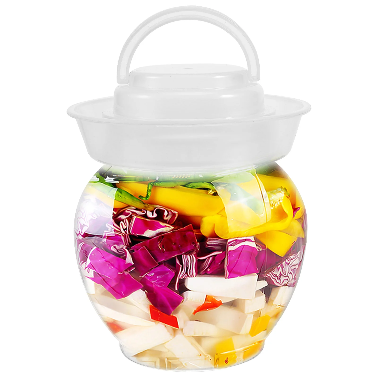 Pickle Jar Fermenting Tank Kimchi Storage Container Canning Kit Chinese Sauerkraut Food Grade PET Transparent Sealed
Pickle Jar Fermenting Tank Kimchi Storage Container Canning Kit Chinese Sauerkraut Food Grade PET Transparent Sealed