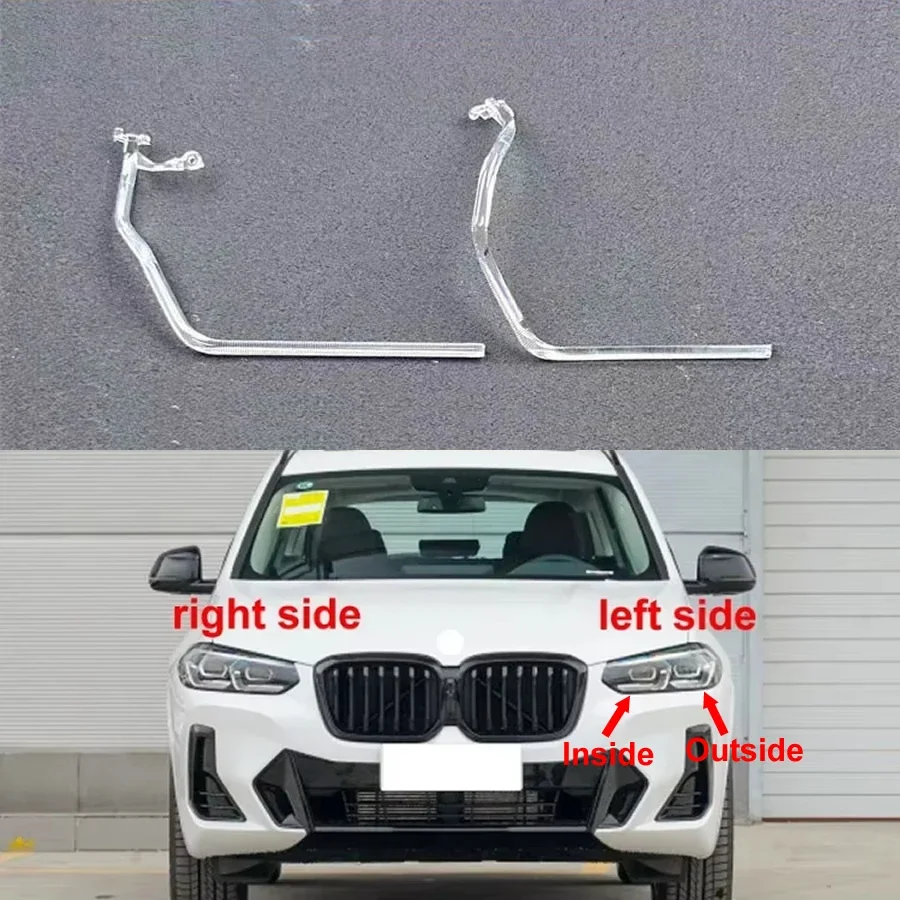 Для BMW X3 X4 G01 G08 2022 2023 направляющая пластина фар DRL дневные ходовые огни трубка лампы полоса плексигласа
Для BMW X3 X4 G01 G08 2022 2023 направляющая пластина фар DRL дневные ходовые огни трубка лампы полоса плексигласа