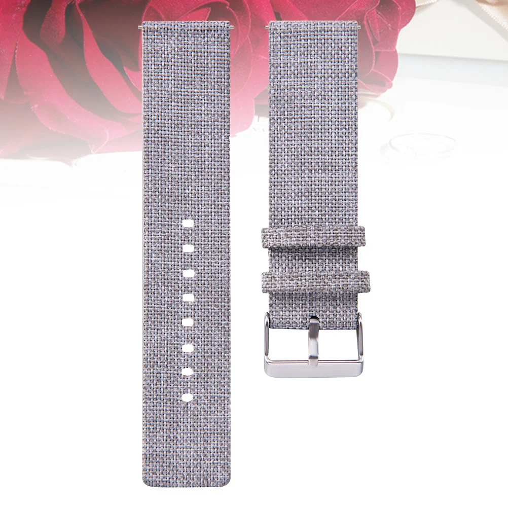1Pcs Nylon Canvas Watch Band Light Grey Easy Install Secure Fit Replacement Strap Compatible for 46Mm Smart Watch Stylish
1Pcs Nylon Canvas Watch Band Light Grey Easy Install Secure Fit Replacement Strap Compatible for 46Mm Smart Watch Stylish
