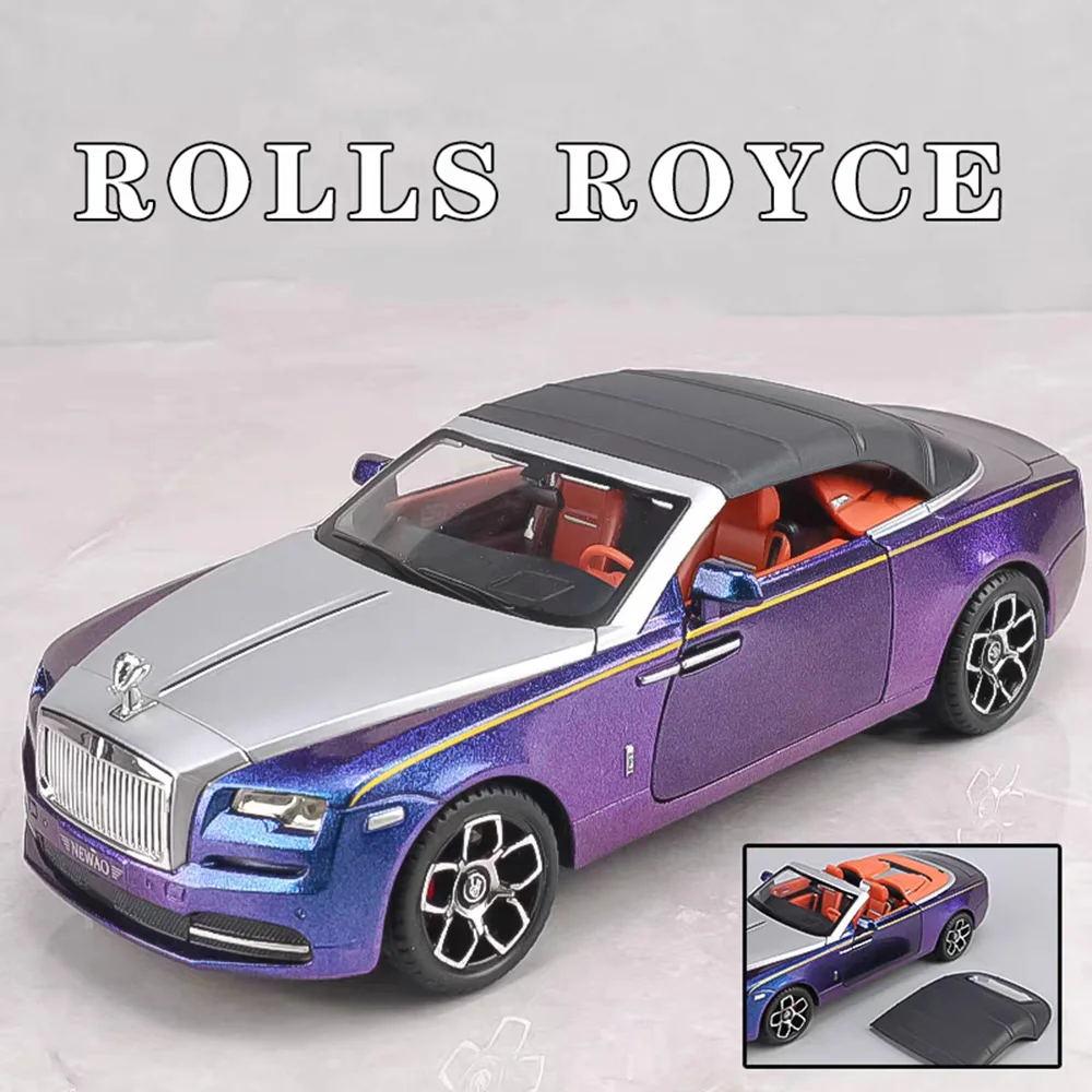 1:24 сплав Rolls Royce Dawn Cullinan Mansory, миниатюрная модель автомобиля, игрушка, звук, свет, откатный автомобиль для детей, коллекция подарков
1:24 сплав Rolls Royce Dawn Cullinan Mansory, миниатюрная модель автомобиля, игрушка, звук, свет, откатный автомобиль для детей, коллекция подарков