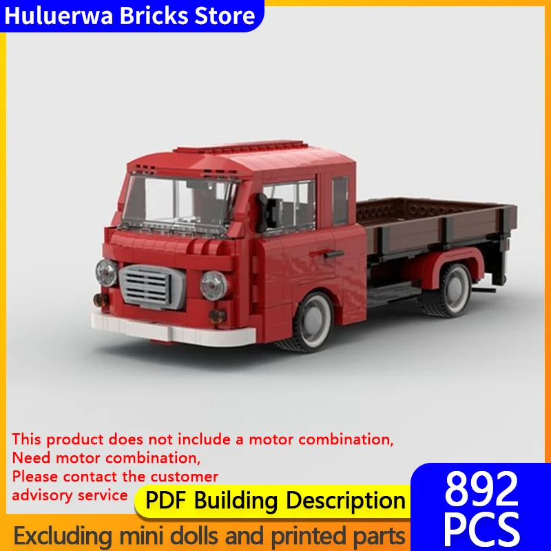 City Car Model MOC Building Bricks B1000 Red Light Pickup Trucks Modular Technology Children Holiday Gifts Assemble Toys Suit
City Car Model MOC Building Bricks B1000 Red Light Pickup Trucks Modular Technology Children Holiday Gifts Assemble Toys Suit