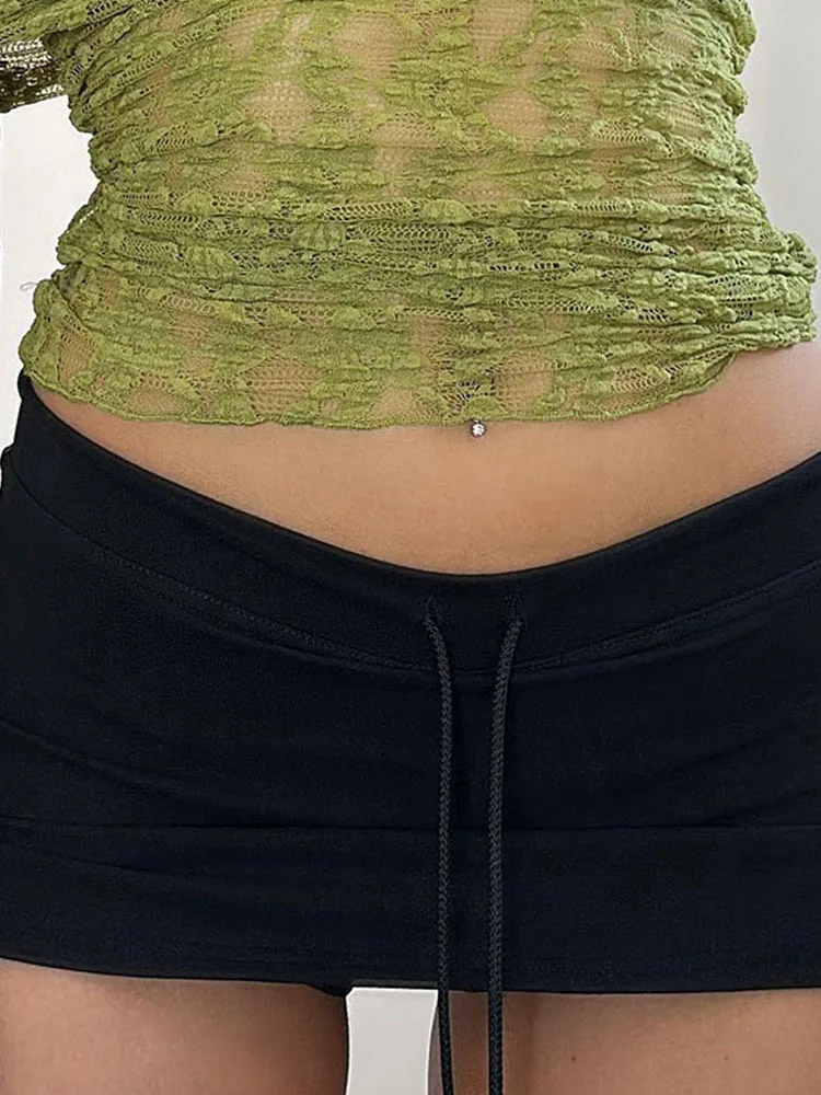 Solid Lace-up Mini Skirts Sexy American Retro Basic Vintage Casual Short Bottoms Basic Casual A-Line Knit Clothing
Solid Lace-up Mini Skirts Sexy American Retro Basic Vintage Casual Short Bottoms Basic Casual A-Line Knit Clothing