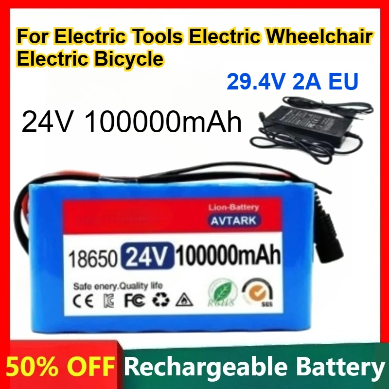 24V 100000mAh 7S3p 18650 Rechargeable Batteries for Electric Tools Electric Wheelchair Electric Bicycle Batteries+Charger
24V 100000mAh 7S3p 18650 Rechargeable Batteries for Electric Tools Electric Wheelchair Electric Bicycle Batteries+Charger