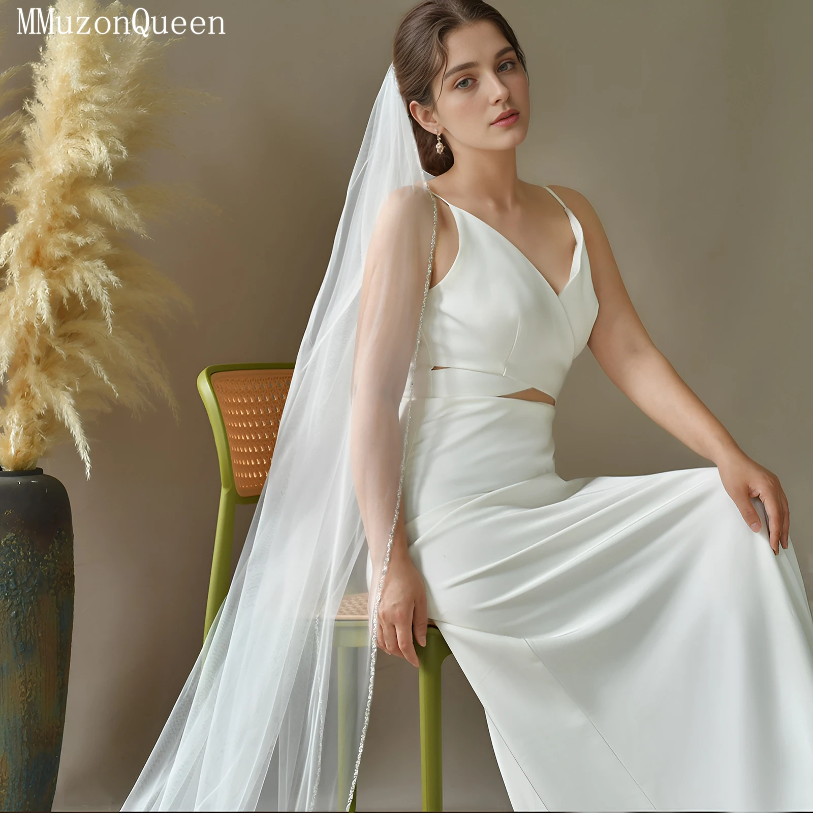 Свадебная фата TOPQUEEN V155 на заказ, белая/цвета слоновой кости, с кристаллами, однослойная, для церемоний в соборах
Свадебная фата TOPQUEEN V155 на заказ, белая/цвета слоновой кости, с кристаллами, однослойная, для церемоний в соборах